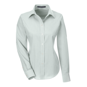 B1785W Ladies Crown Collection Banker Stripe Shirt