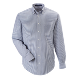 B1785M Mens Crown Collection Banker Stripe Shirt