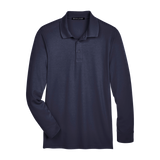 B2025M Mens Plaited Long Sleeve Polo