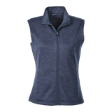 B1794W Ladies Newbury Melange Fleece Vest