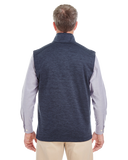 B1794M Mens Newbury Melange Fleece Vest