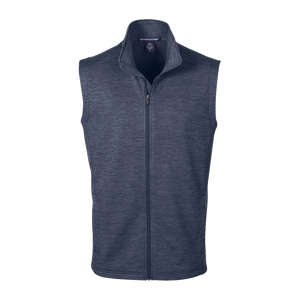 B1794M Mens Newbury Melange Fleece Vest