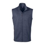 B1794M Mens Newbury Melange Fleece Vest