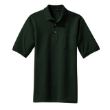 B1309MP Mens Pique Knit Pocket Polo