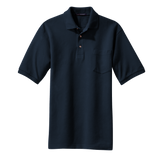 B1309MP Mens Pique Knit Pocket Polo