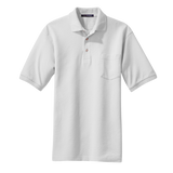 B1309MP Mens Pique Knit Pocket Polo