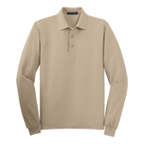 B1308MLS Mens Silk Touch Long Sleeve Polo