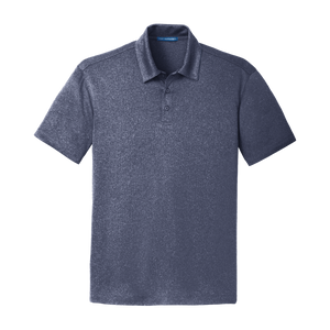 B1718M Mens Trace Heather Polo