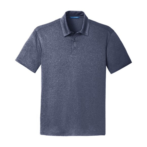 B1718M Mens Trace Heather Polo