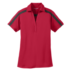 B1501W Ladies Silk Touch Performance Colorblock Stripe Polo