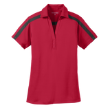 B1501W Ladies Silk Touch Performance Colorblock Stripe Polo