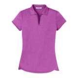 B1718W Ladies Trace Heather Polo