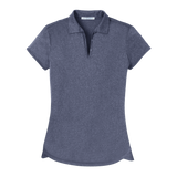 B1718W Ladies Trace Heather Polo