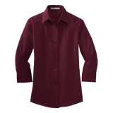 B1302W3/4 Ladies Easy Care 3/4 Sleeve Shirt