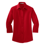 B1302W3/4 Ladies Easy Care 3/4 Sleeve Shirt