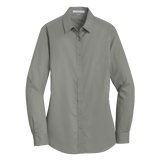 B1741W Ladies SuperPro Long Sleeve Twill Shirt