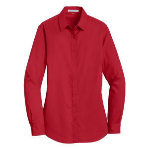 B1741W Ladies SuperPro Long Sleeve Twill Shirt