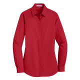 B1741W Ladies SuperPro Long Sleeve Twill Shirt