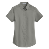 B1743W Ladies SuperPro Short Sleeve Twill Shirt