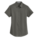 B1743W Ladies SuperPro Short Sleeve Twill Shirt