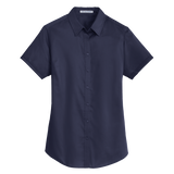 B1743W Ladies SuperPro Short Sleeve Twill Shirt