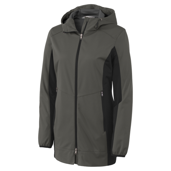 B1733W Ladies Active Hooded Soft Shell Jacket