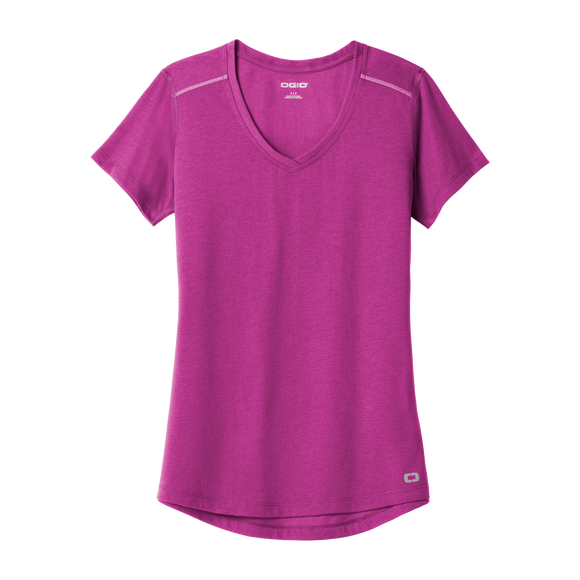 B1970W Ladies Peak V-Neck Tee