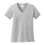 B1814V Ladies V-Neck Core Cotton Tee