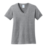 B1814V Ladies V-Neck Core Cotton Tee