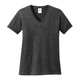 B1814V Ladies V-Neck Core Cotton Tee