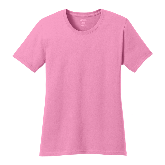 B1814W Ladies Crew Neck Core Cotton Tee