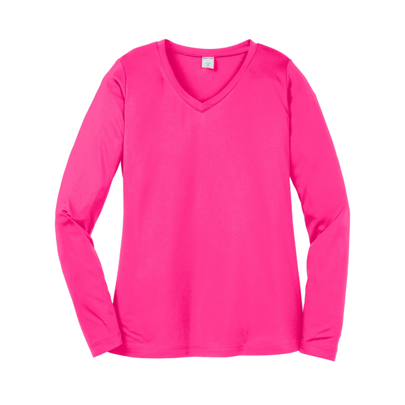 B2231W Ladies Long Sleeve Competitor V-Neck Tee
