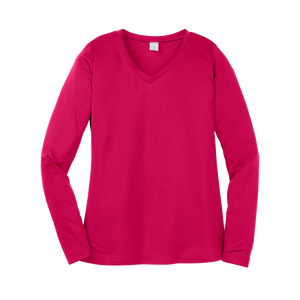 B2231W Ladies Long Sleeve Competitor V-Neck Tee