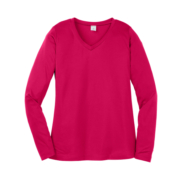 B2231W Ladies Long Sleeve Competitor V-Neck Tee