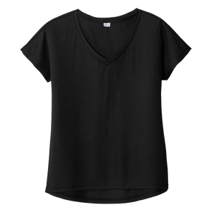 B2102 Ladies Tri-Blend Wicking Dolman Tee