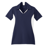 B1423W Ladies Side Blocked Micropique Sport-wick Polo