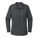 B2011W Ladies Pincheck Easy Care Shirt