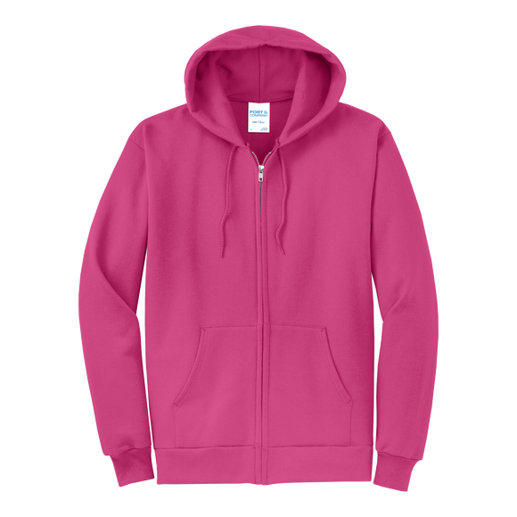 B2354 Core Fleece Full-Zip Hooded Sweatshirt