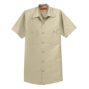 B1746MT Mens Long Size, Short Sleeve Industrial Work Shirt