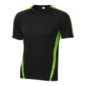 B1507M Mens Colorblock Competitor Tee