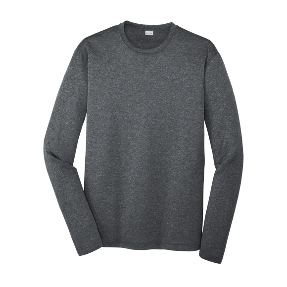 B2241 Mens Long Sleeve Heather Contender Tee