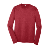 B2241 Mens Long Sleeve Heather Contender Tee