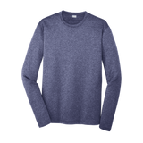 B2241 Mens Long Sleeve Heather Contender Tee