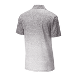B1910 Mens Ombre Heather Polo