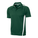 B1424M Mens Micro-Mesh Colorblock Polo