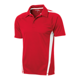 B1424M Mens Micro-Mesh Colorblock Polo